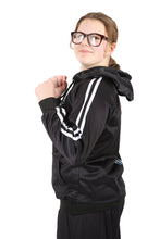 Adults Hoodie with Stripes
